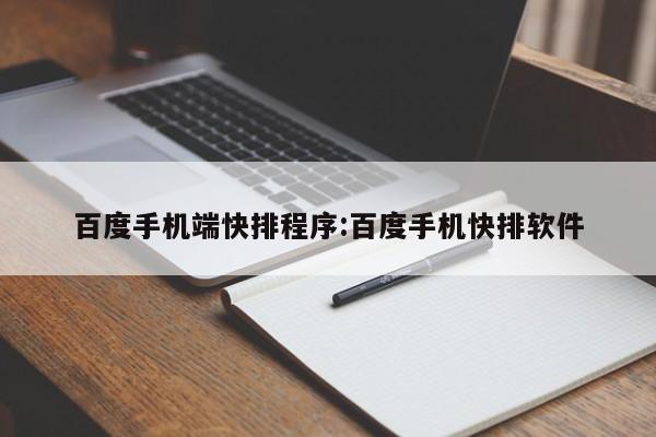 百度手机端快排程序:百度手机快排软件